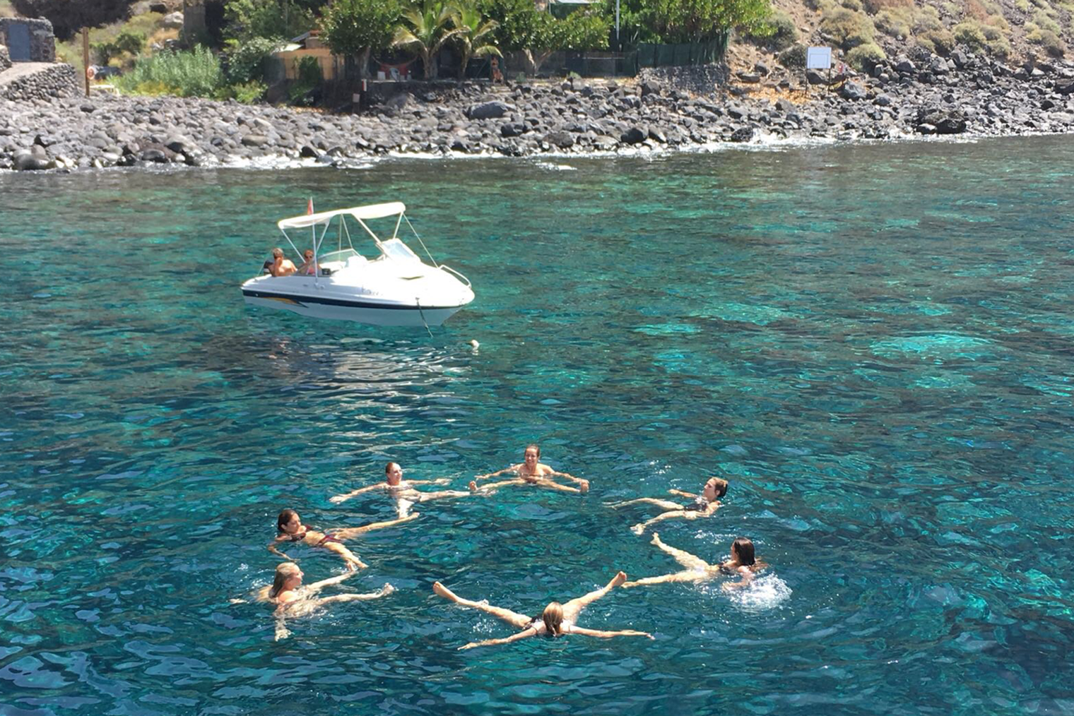 baignade entre copines