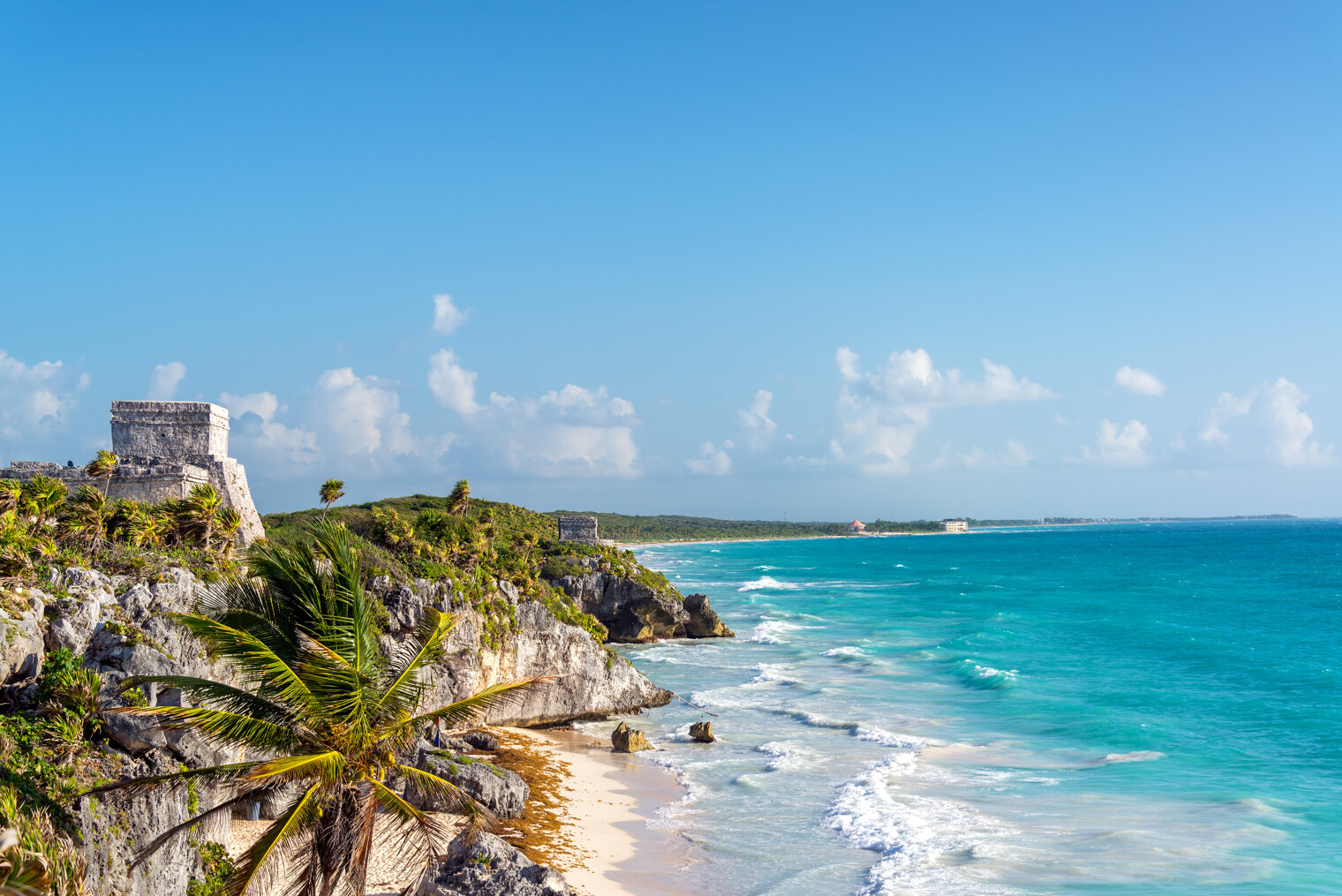 La côte caraïbe de la péninsule mexicaine du Yucatan