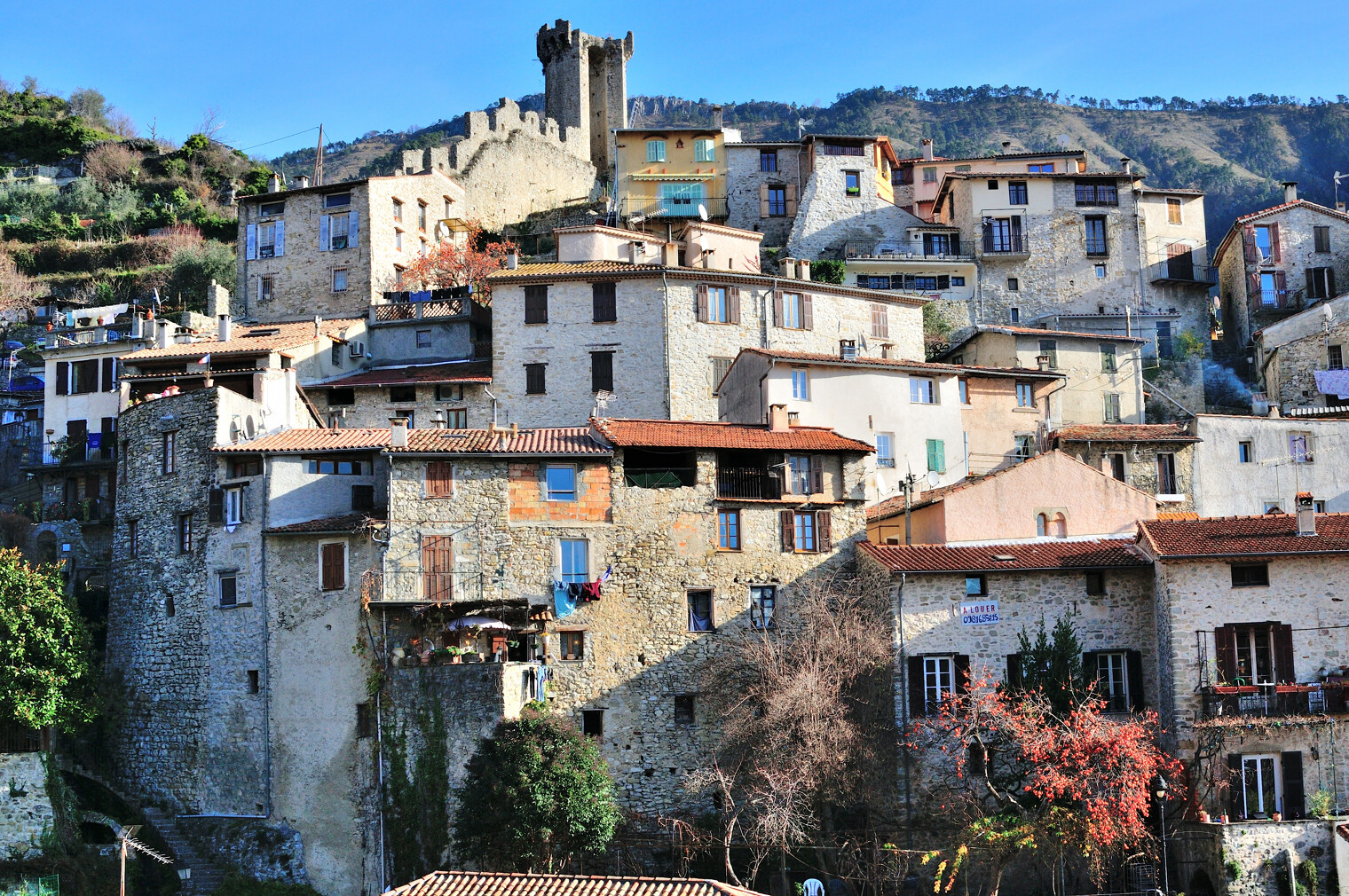 Le petit village de Lucéram