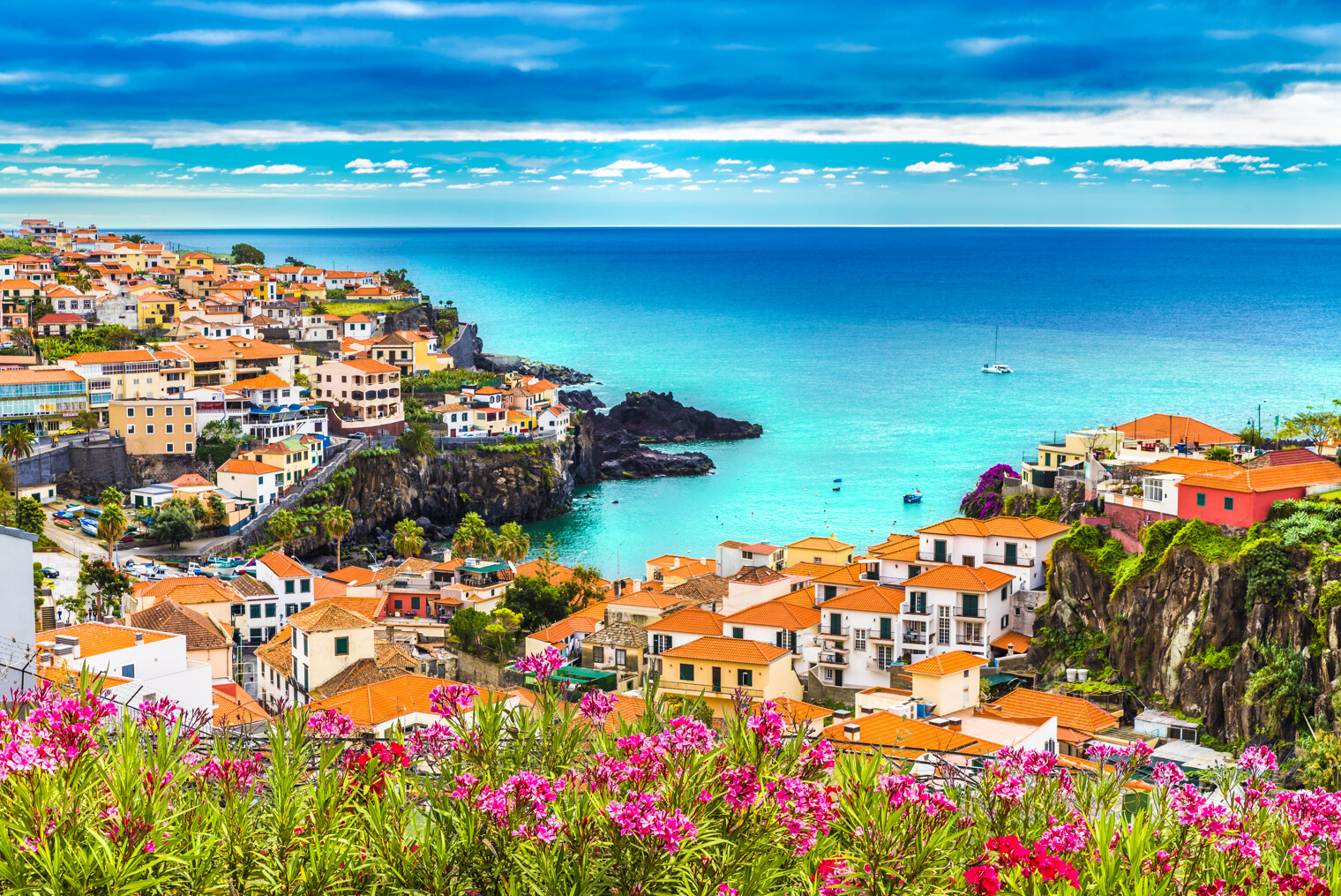 Vue sur Camara de Lobos, Madère au Portugal