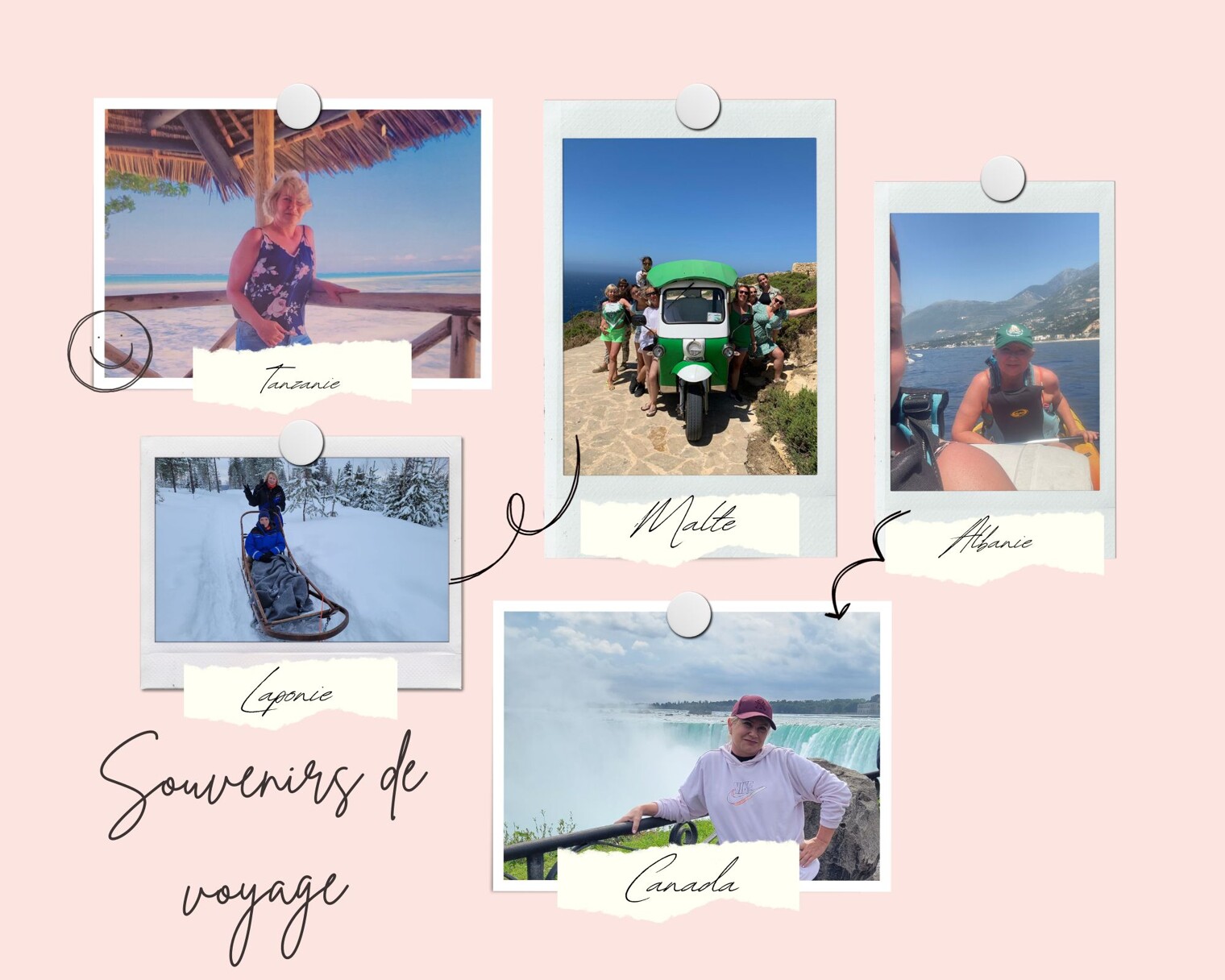 Album photos de voyage d'une voyageuse Copines de voyage