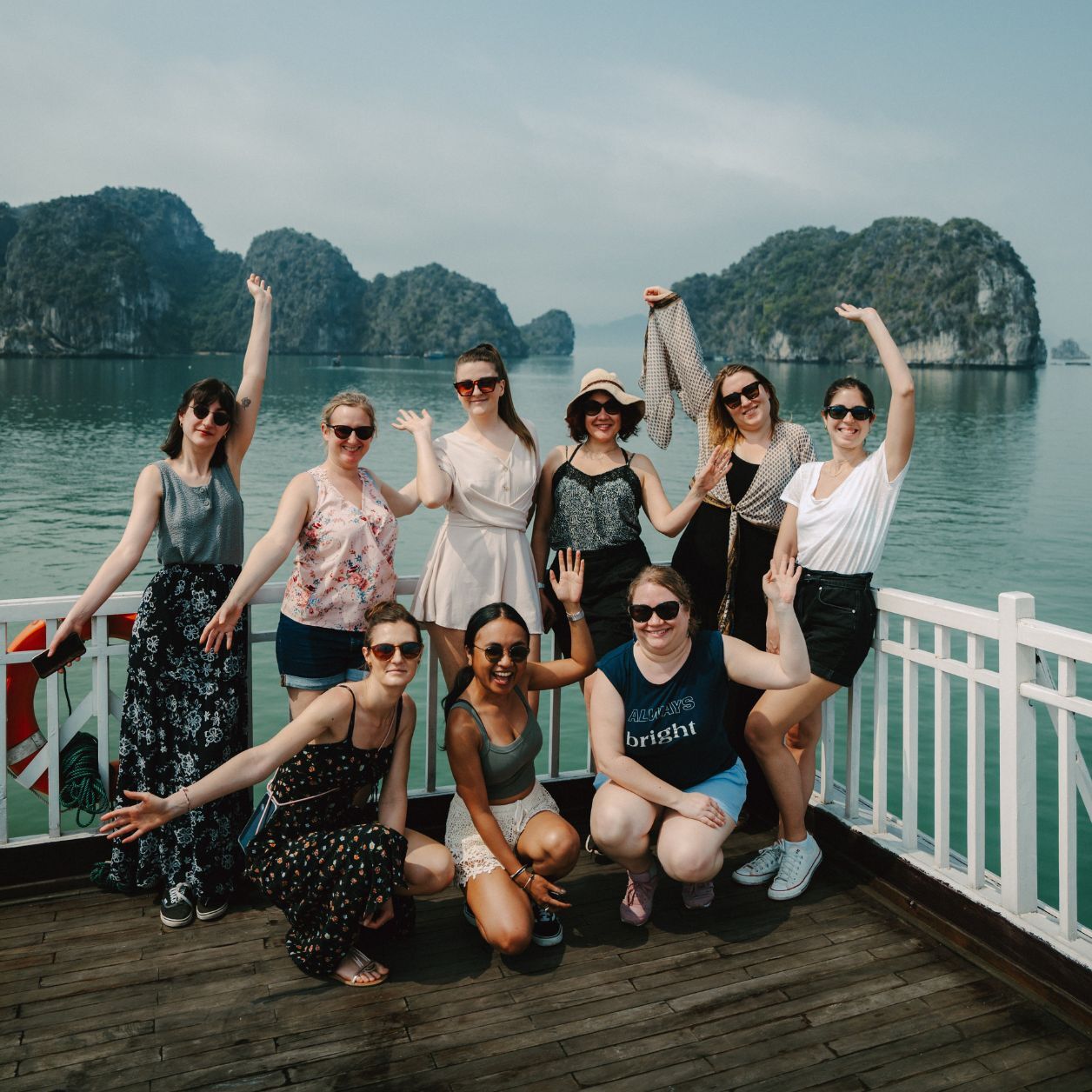 Groupe de femmes au Vietnam