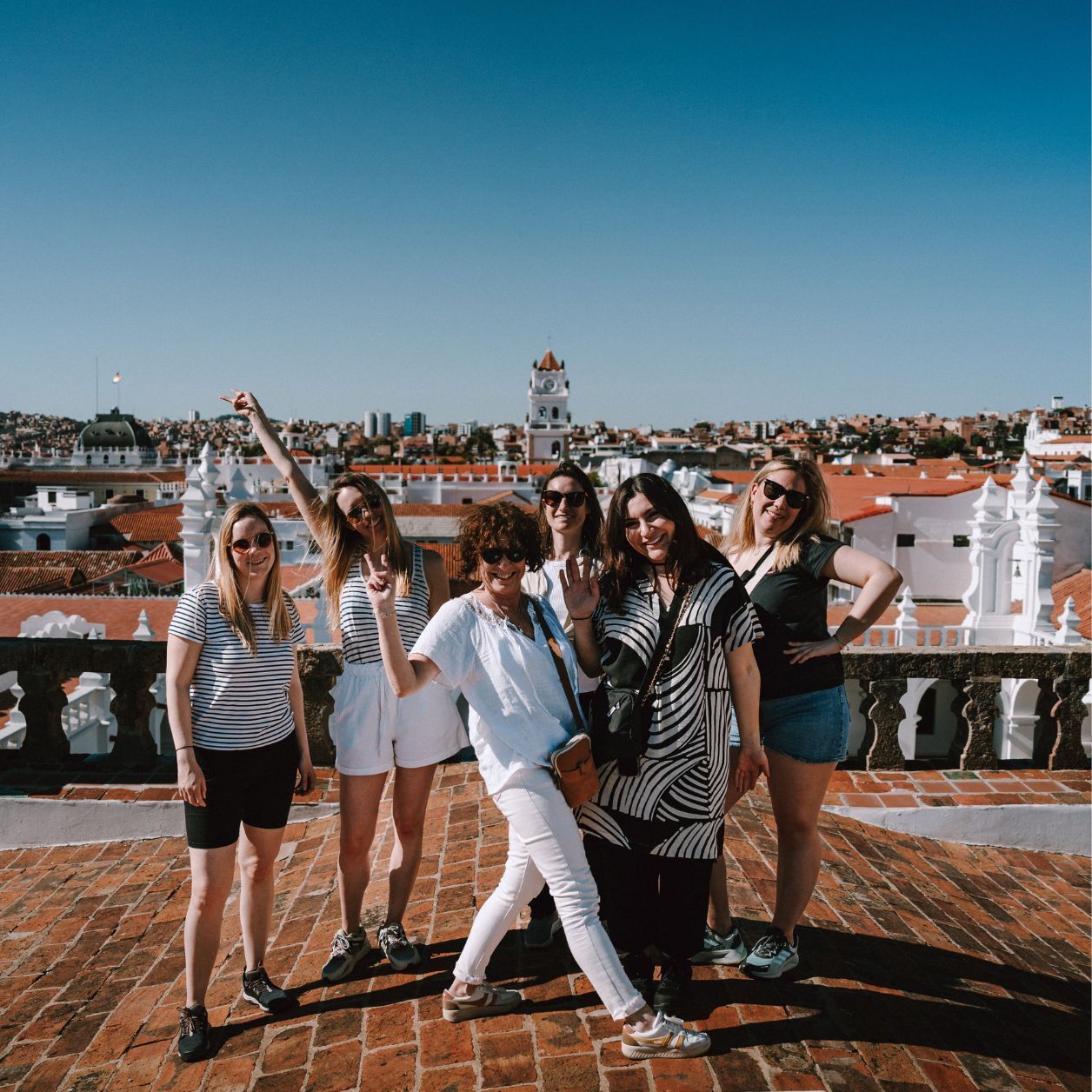 Groupe de femmes en Bolivie