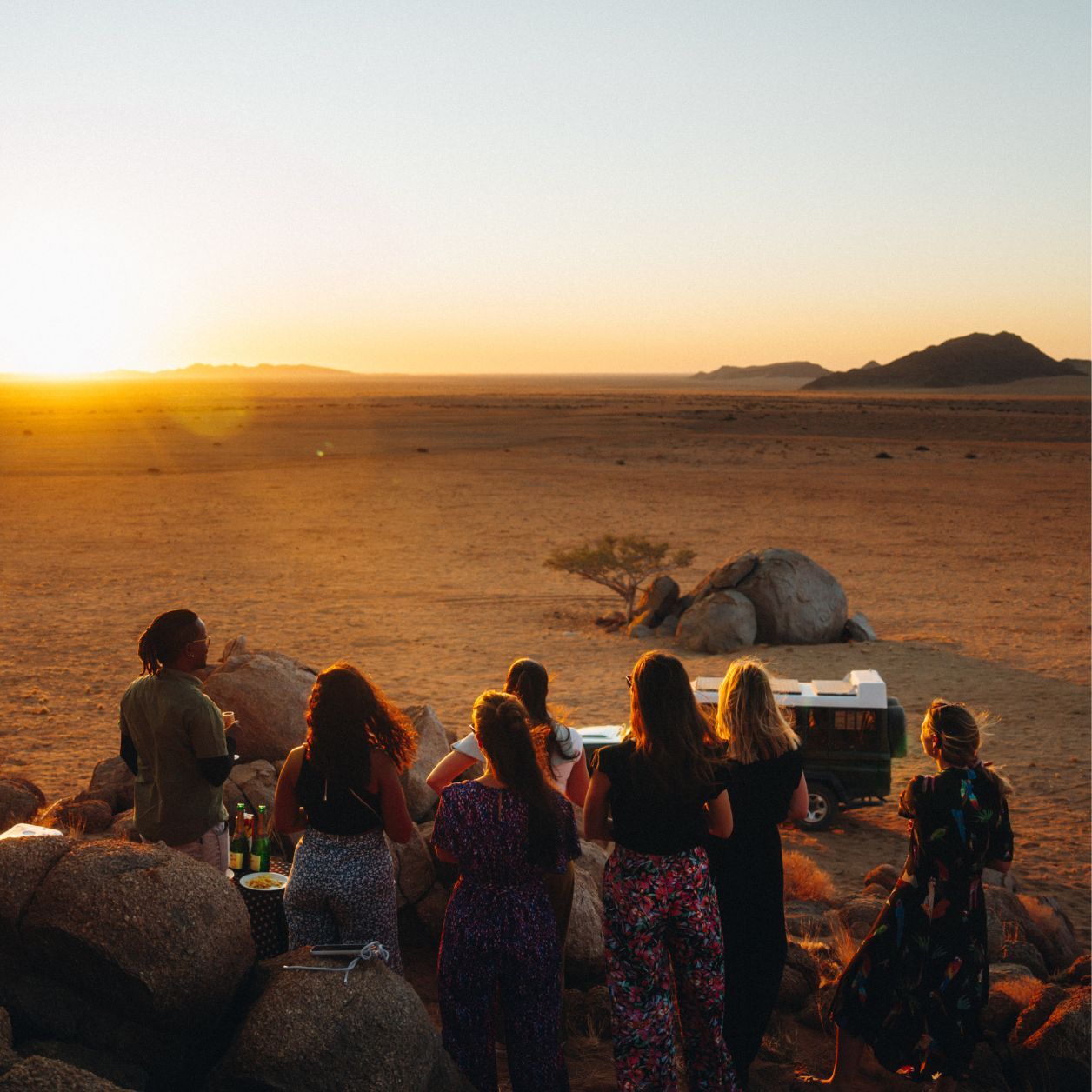 Groupe de femmes en Namibie