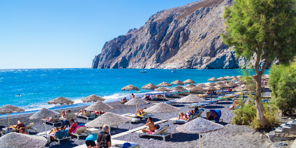 Santorin : matinée libre et navette vers Kamari 