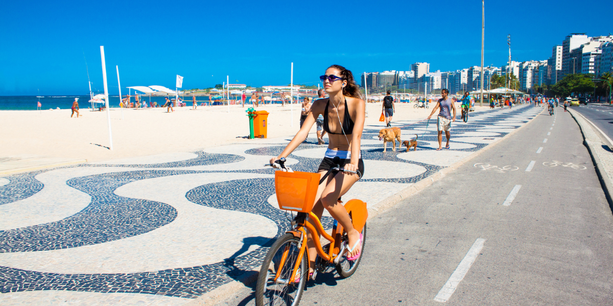 Rio de Janeiro : balade à vélo et feux d'artifices