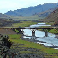 Route vers Khustai