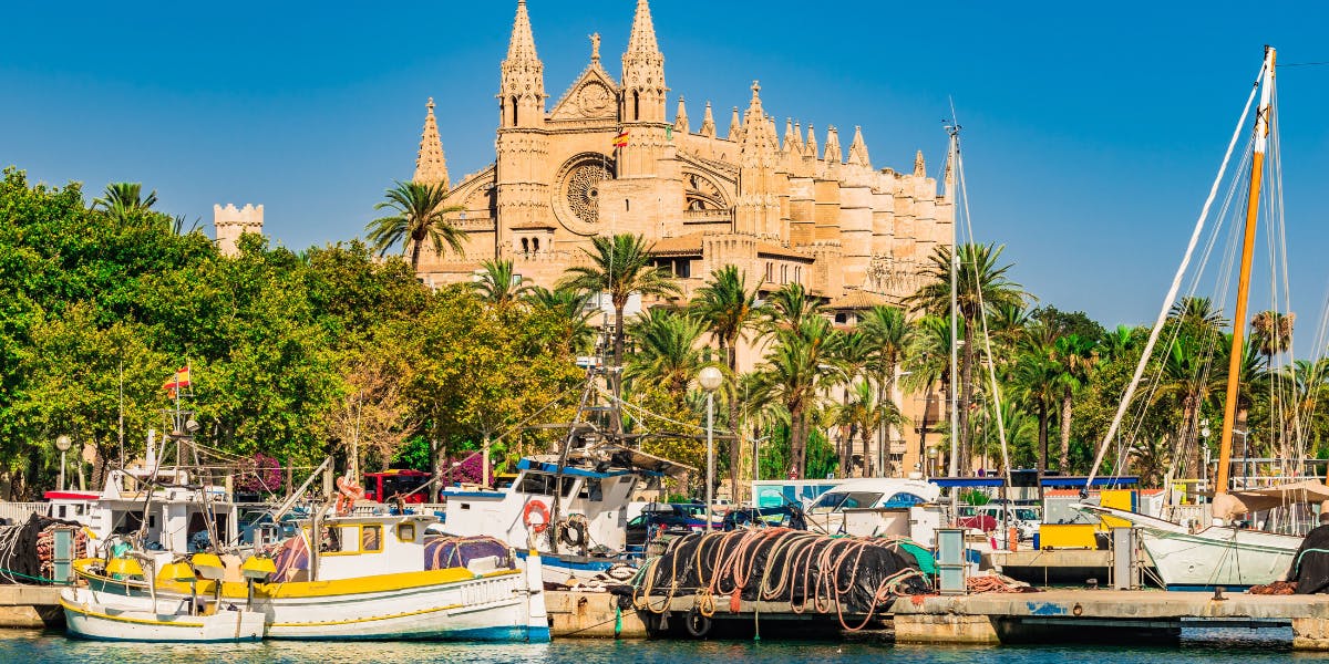 Arrivée aux Baléares 