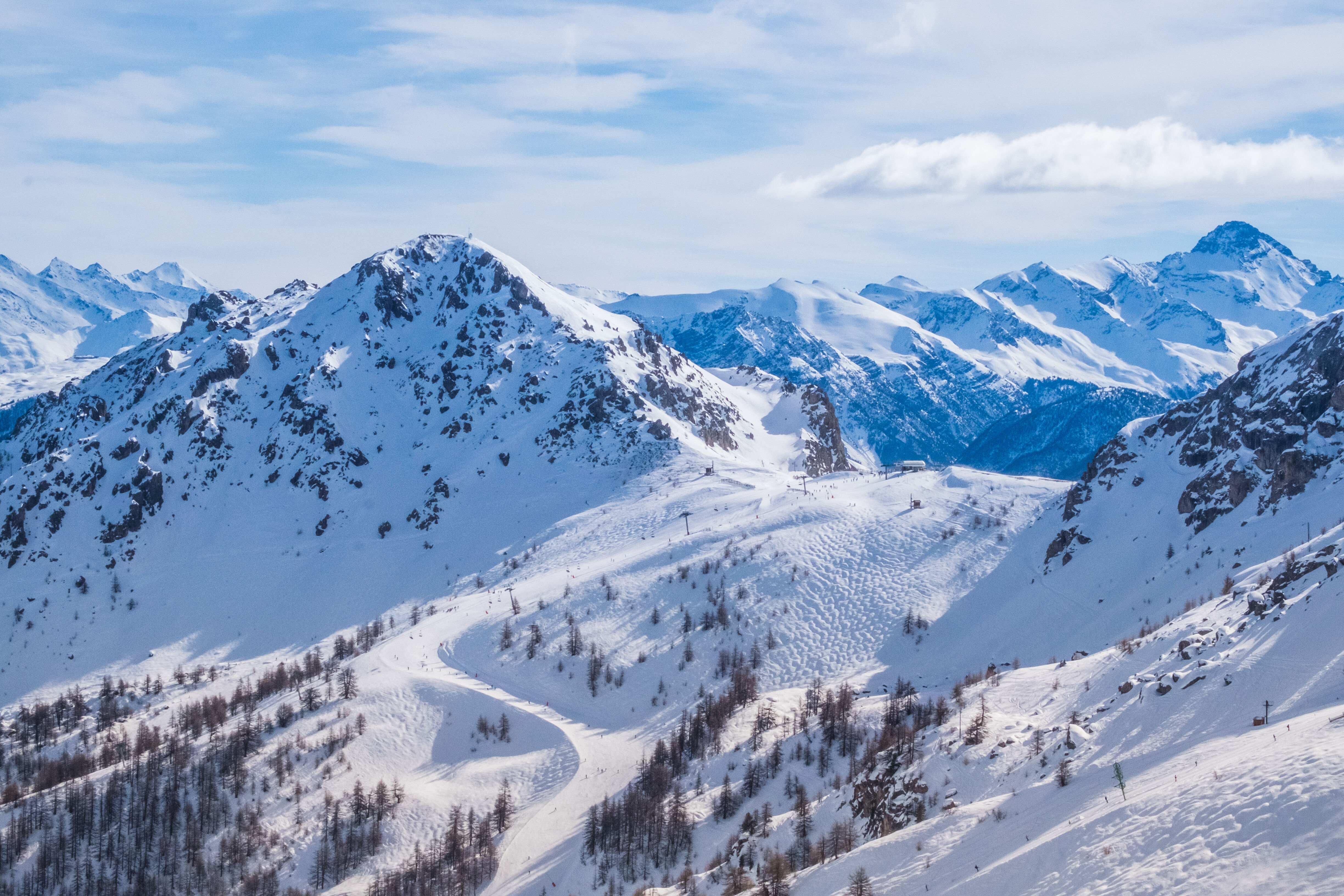 L'arrivée en montagne