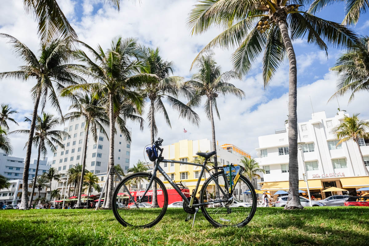 South Beach à vélo et soirée libre