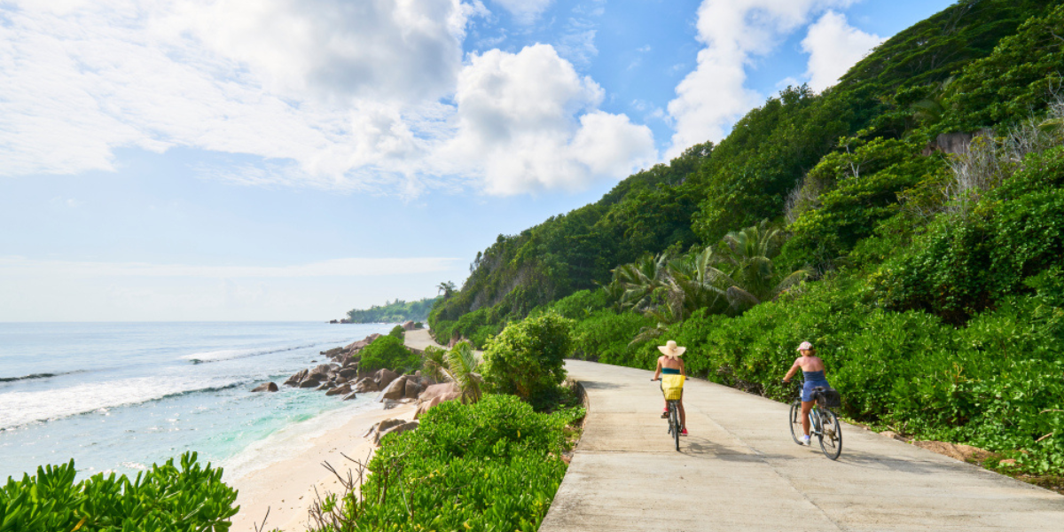 Découverte de La Digue à vélo