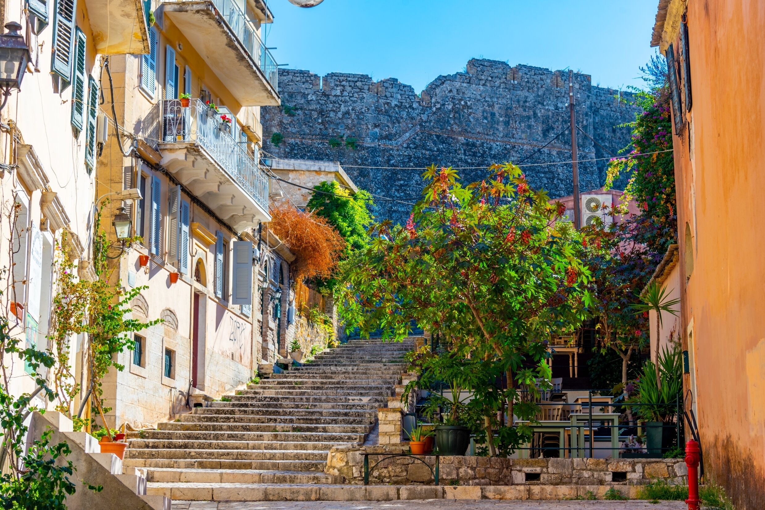 Marina Gouvia - Aéroport de Corfou  : Vol retour