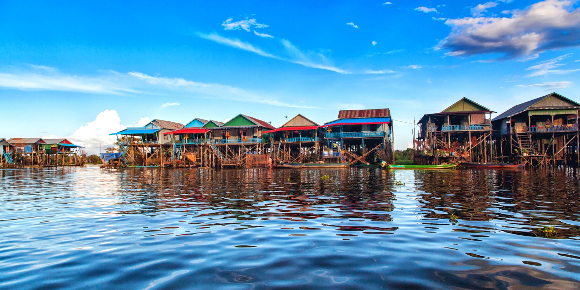 L’immensité du lac Tonlé Sap