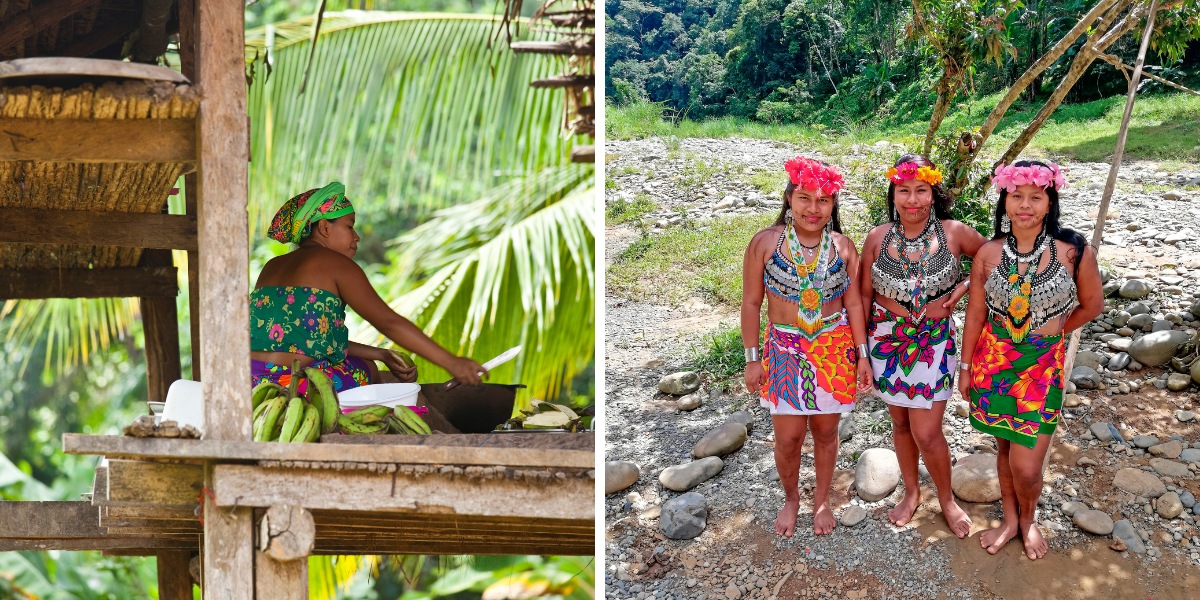 Communauté indienne Embera 