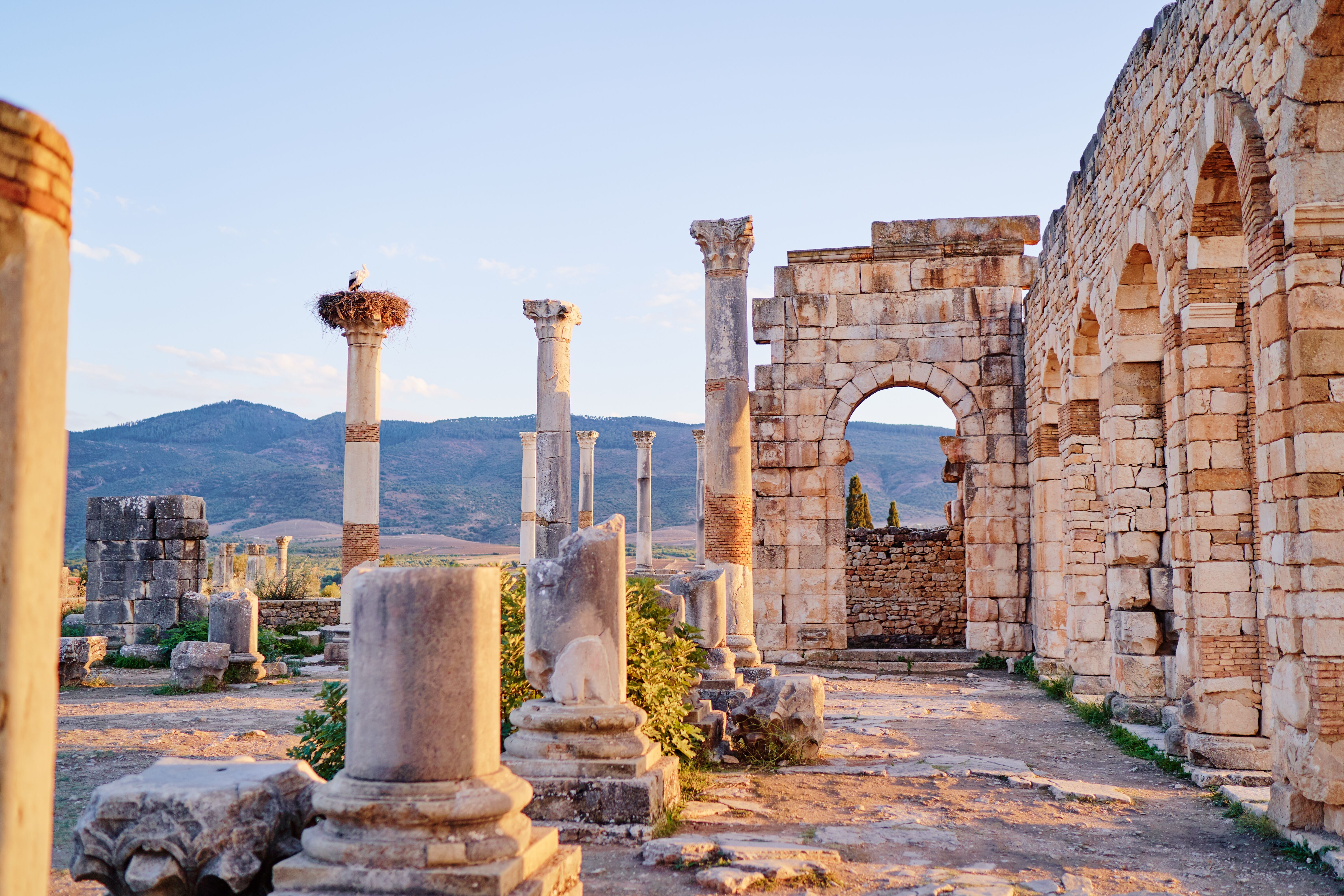 Volubilis - Fès : vestiges et atelier cuisine