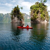 Balade en canoë sur la rivière Sok
