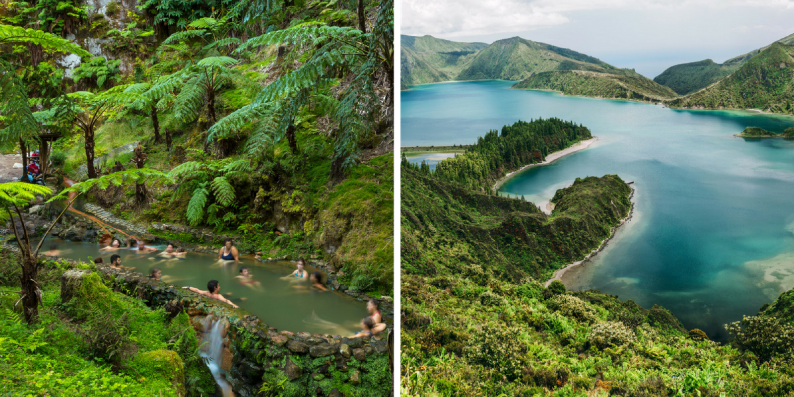 Rando et bains chauds dans les Açores