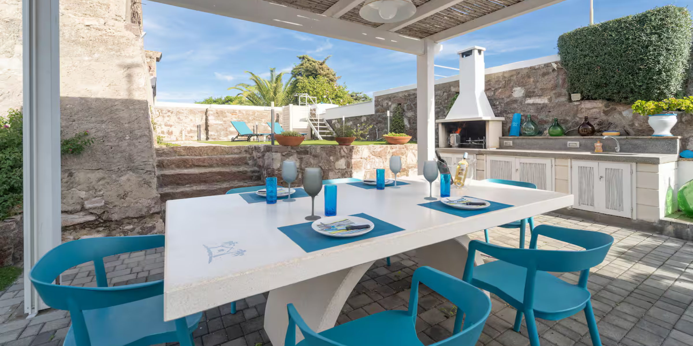 La villa en Sardaigne, île sauvage et préservée