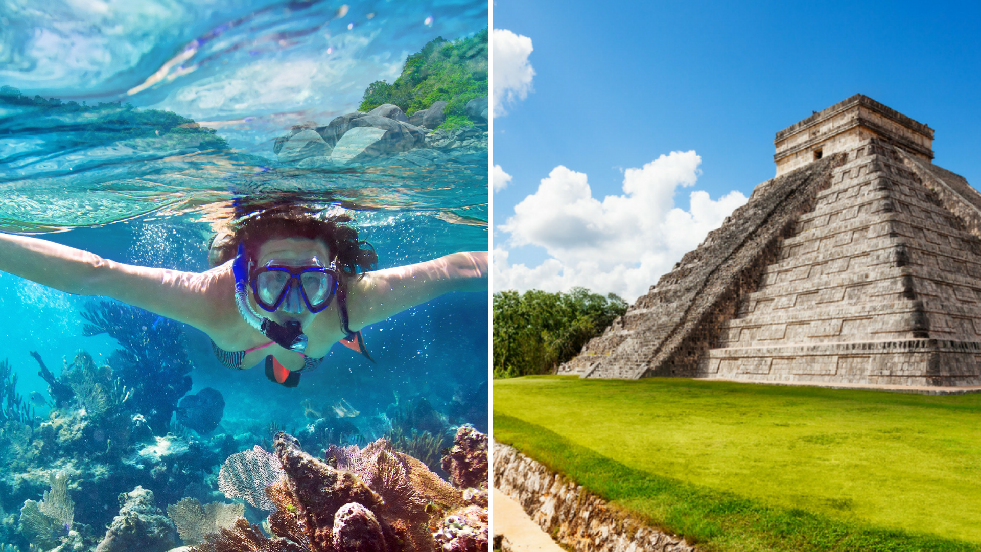 Snorkeling et découvertes Mayas au Mexique