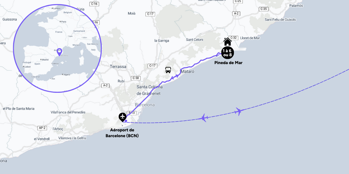 Carte du voyage