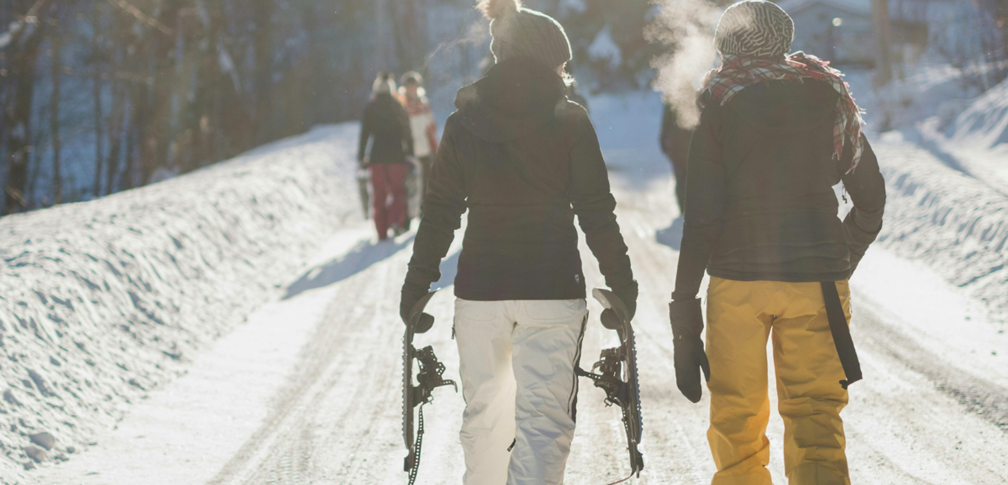 Les balades en raquettes dans les paysages immaculés - jours 4, 5 et 6