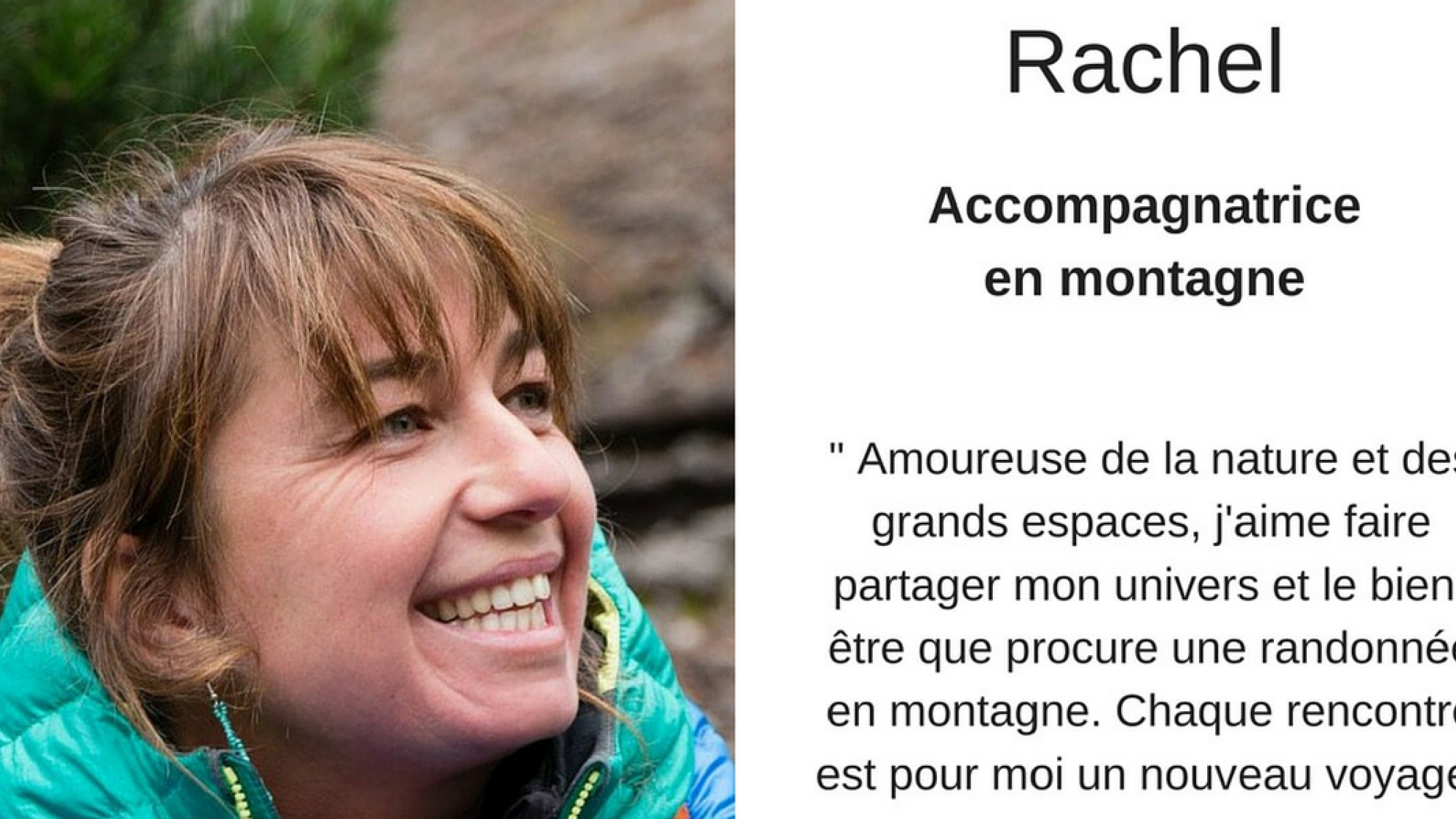 Rencontrez Rachel, votre ambassadrice