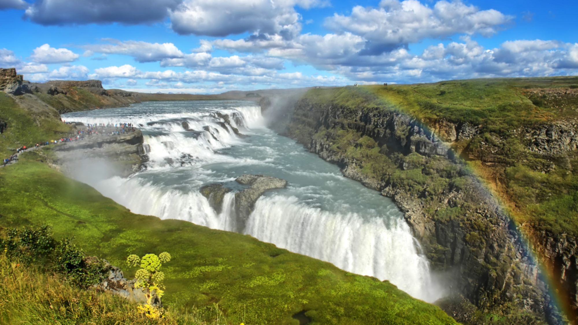 Cascade Gullfoss, Islande