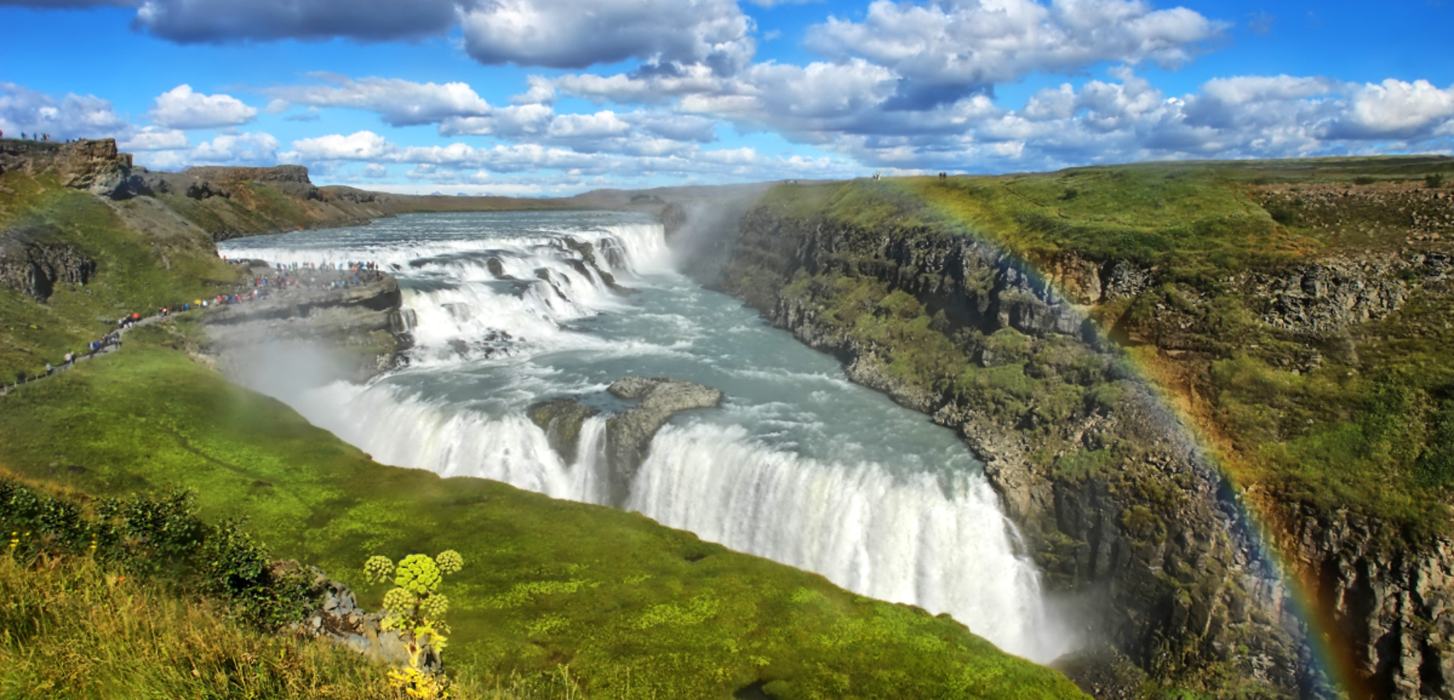Cascade Gullfoss, Islande