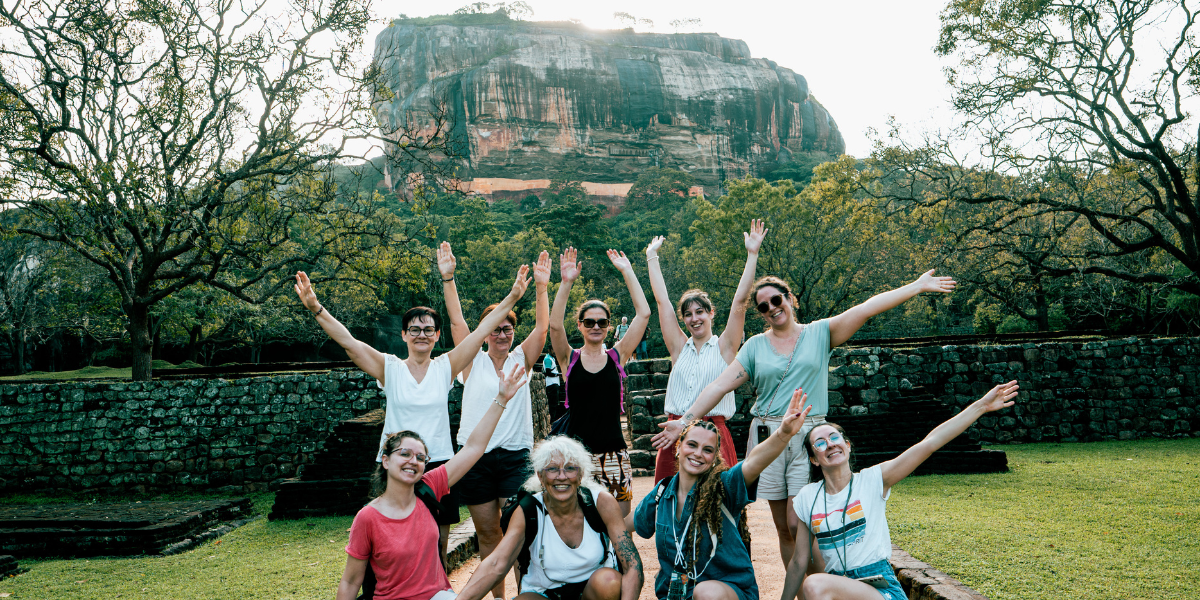 Le rocher du Lion, forteresse rocheuse de Sigiriya et symbole de l'île, jour 3 