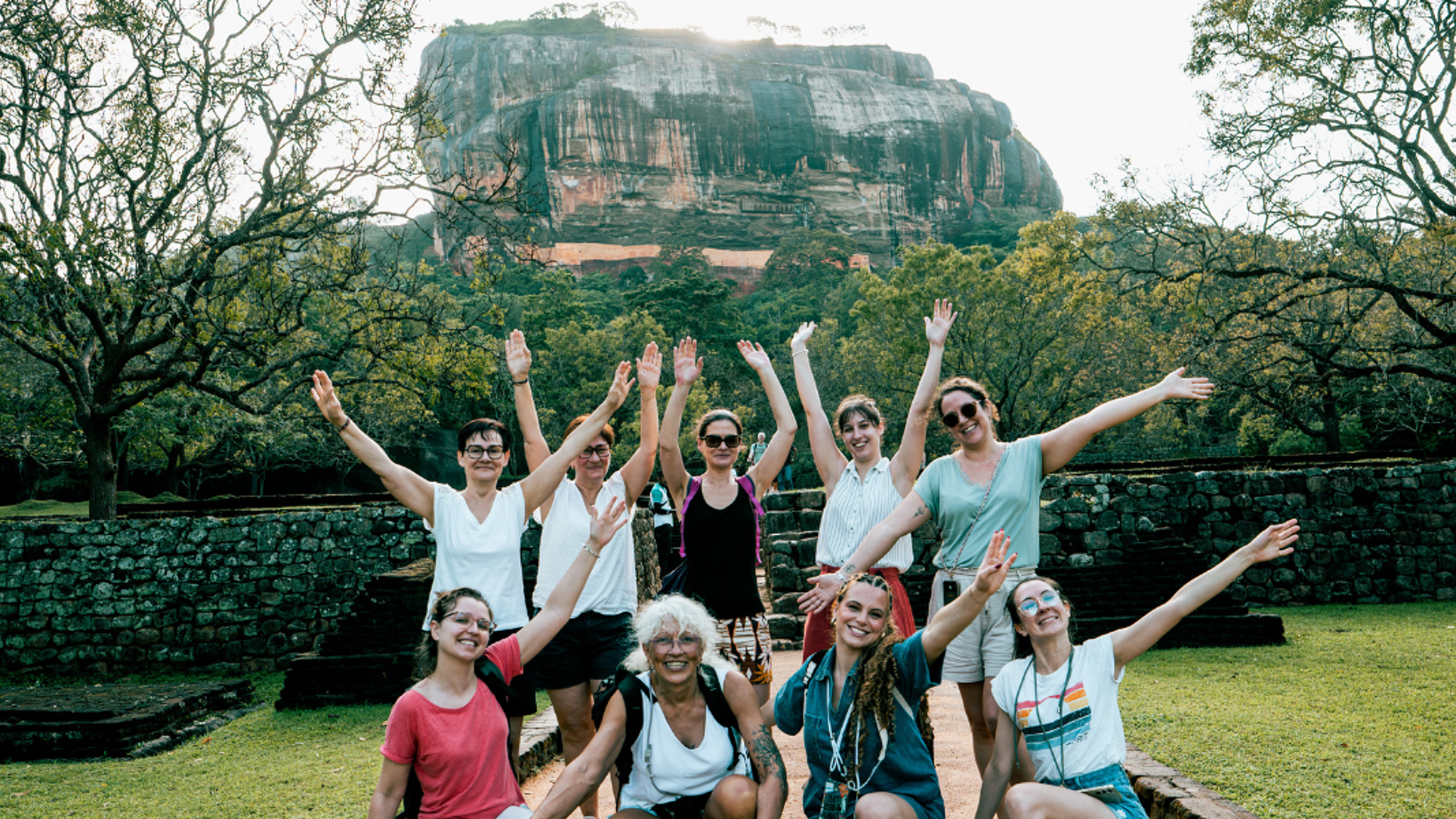 Le rocher du Lion, forteresse rocheuse de Sigiriya et symbole de l'île, jour 3