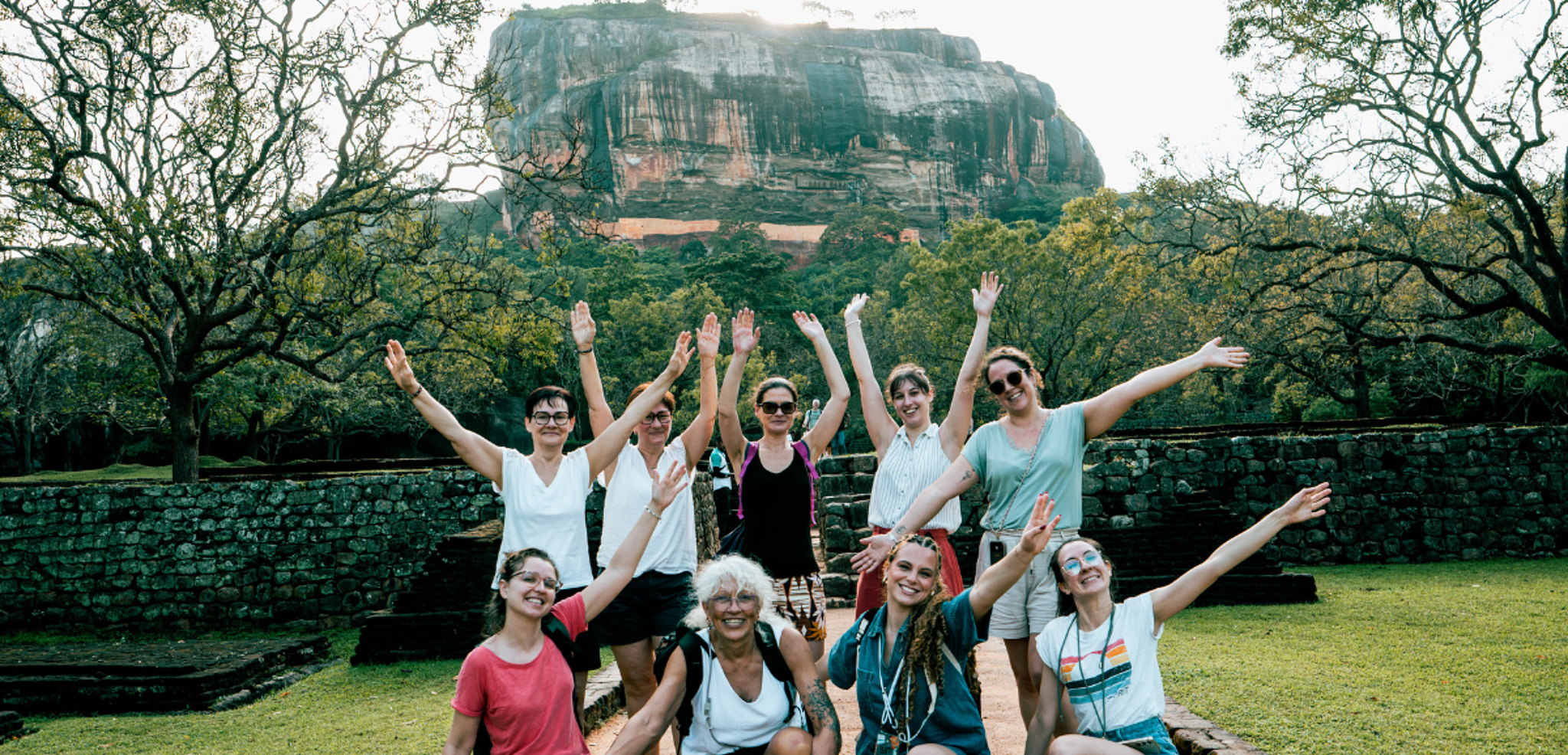 Le rocher du Lion, forteresse rocheuse de Sigiriya et symbole de l'île, jour 3