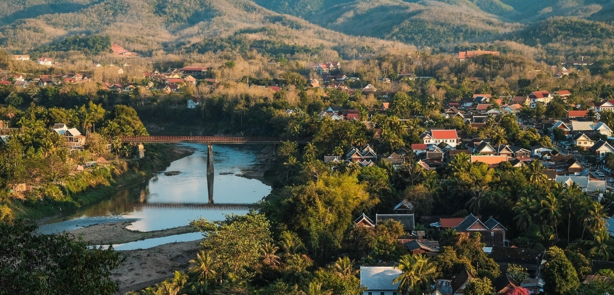 Vue depuis le Mont Phousi, Luang Prabang, Laos