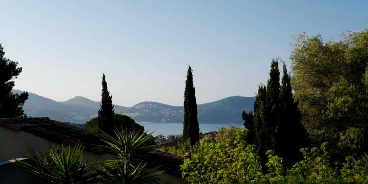La vue depuis la villa