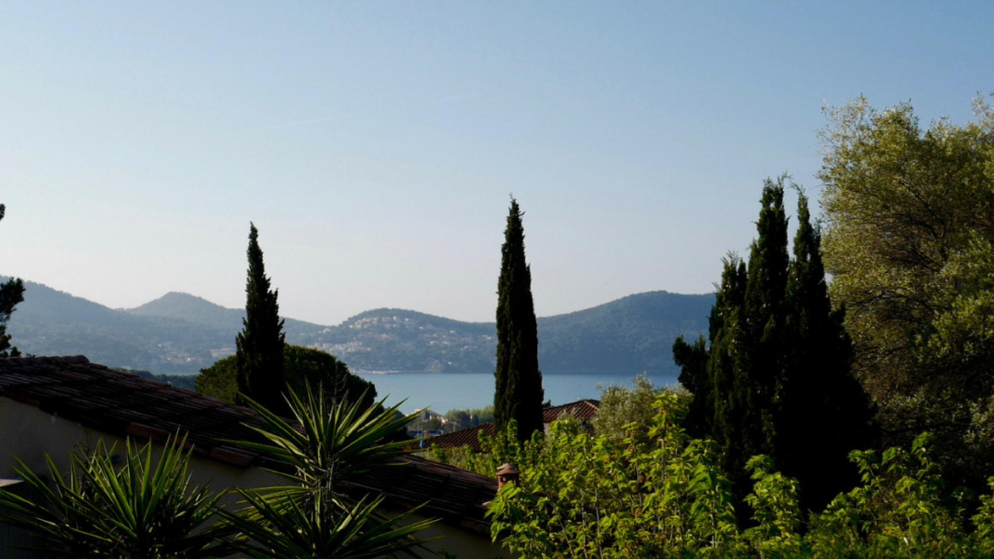 La vue depuis la villa
