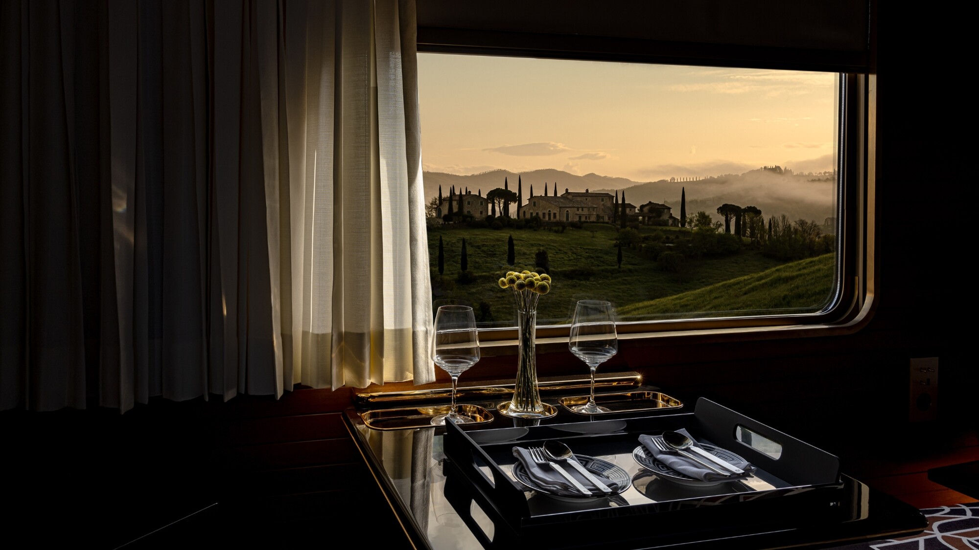 À bord de l'Orient Express, Italie