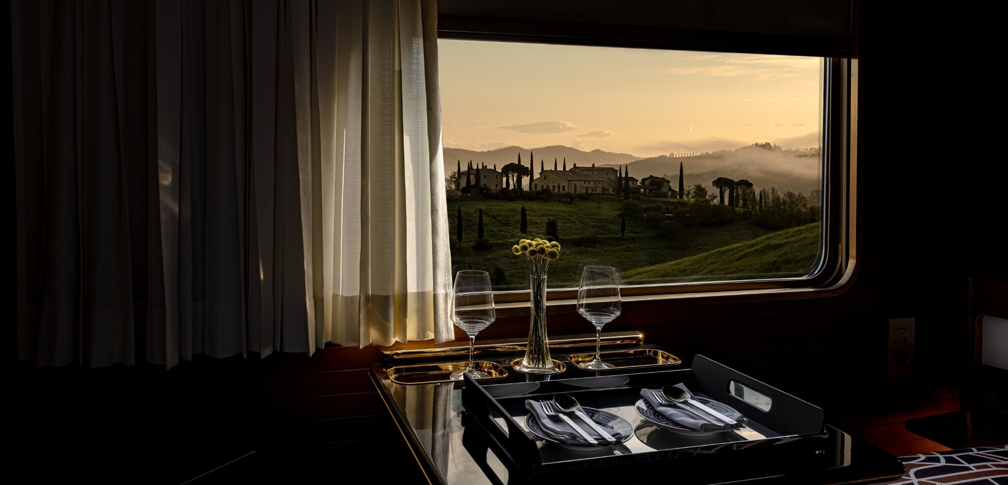 À bord de l'Orient Express, Italie