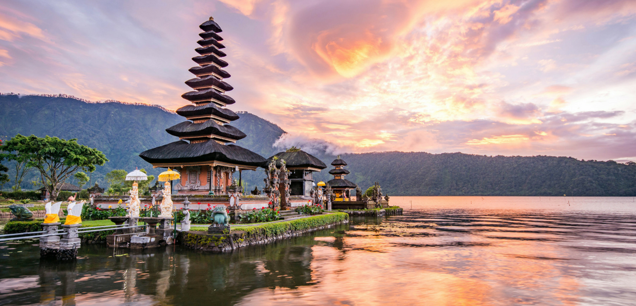 Le célèbre temple Ulun Danu