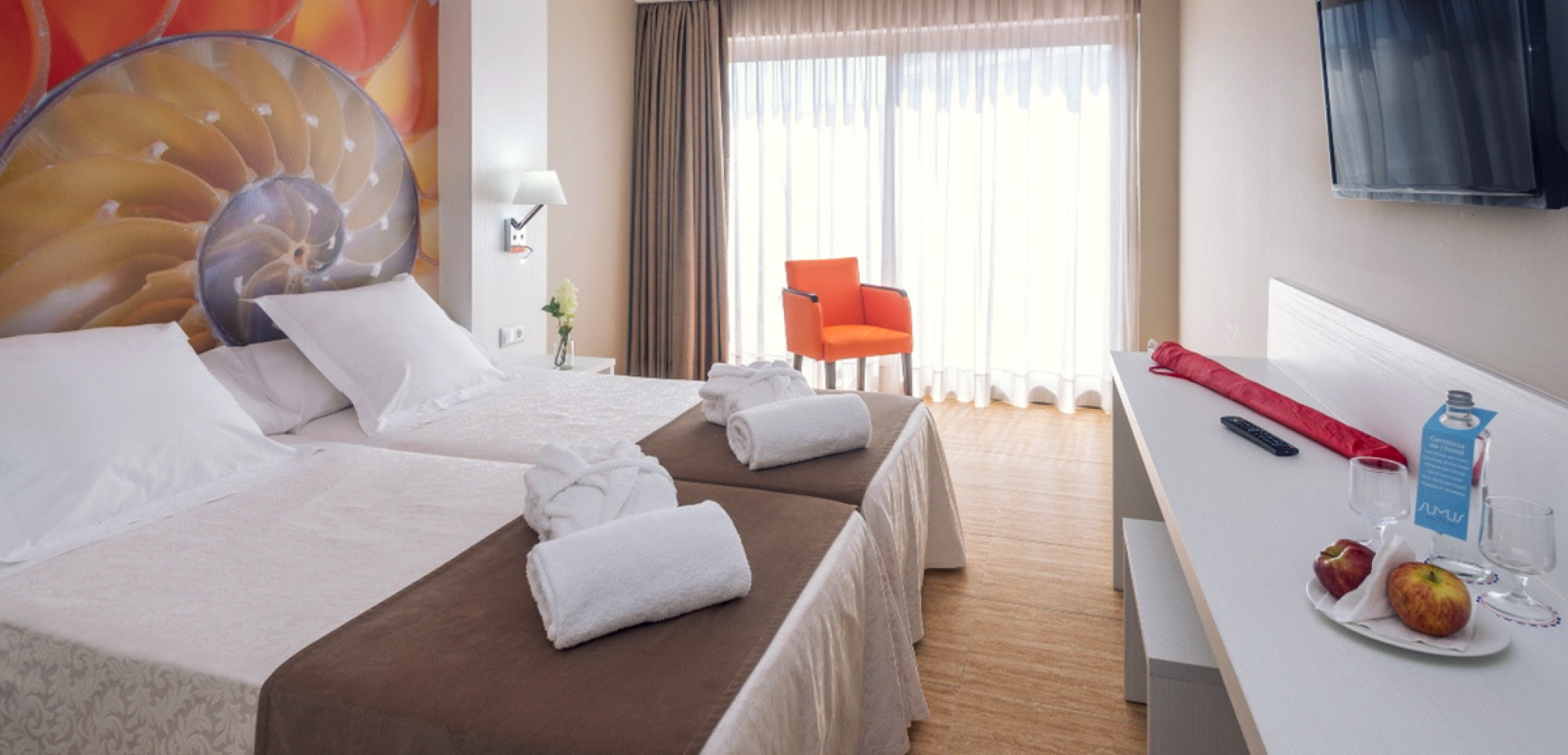 Reposez-vous dans les jolies chambres à partager (photo non contractuelle)