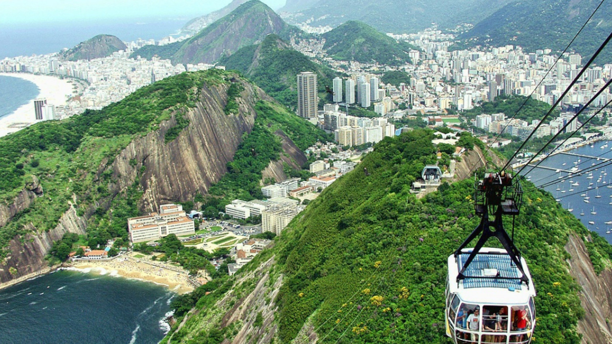 La montée au Pain de Sucre en téléphérique, Rio de Janeiro, jour 2