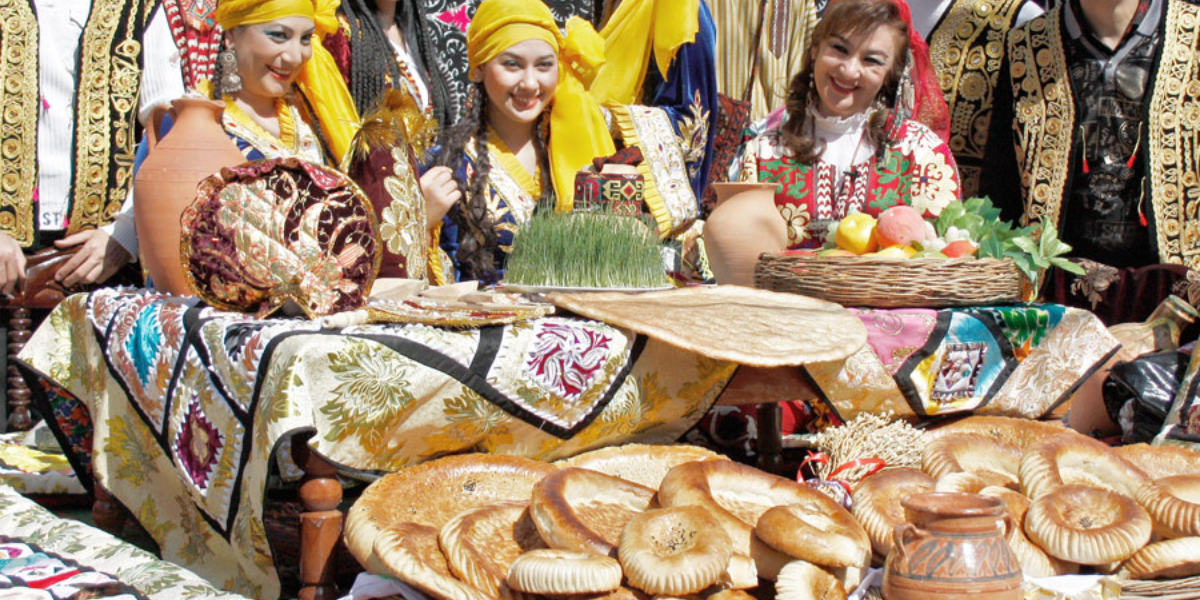 Pendant la célébration de Navrouz, la fête du printemps !