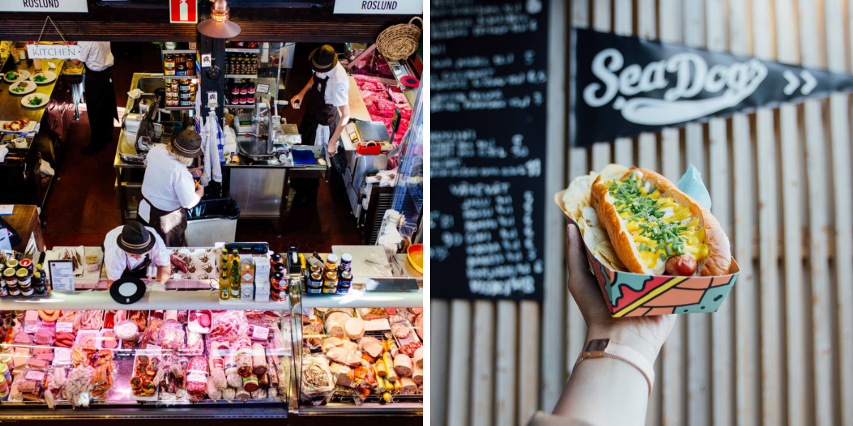 Marché couvert et délices de bord de mer