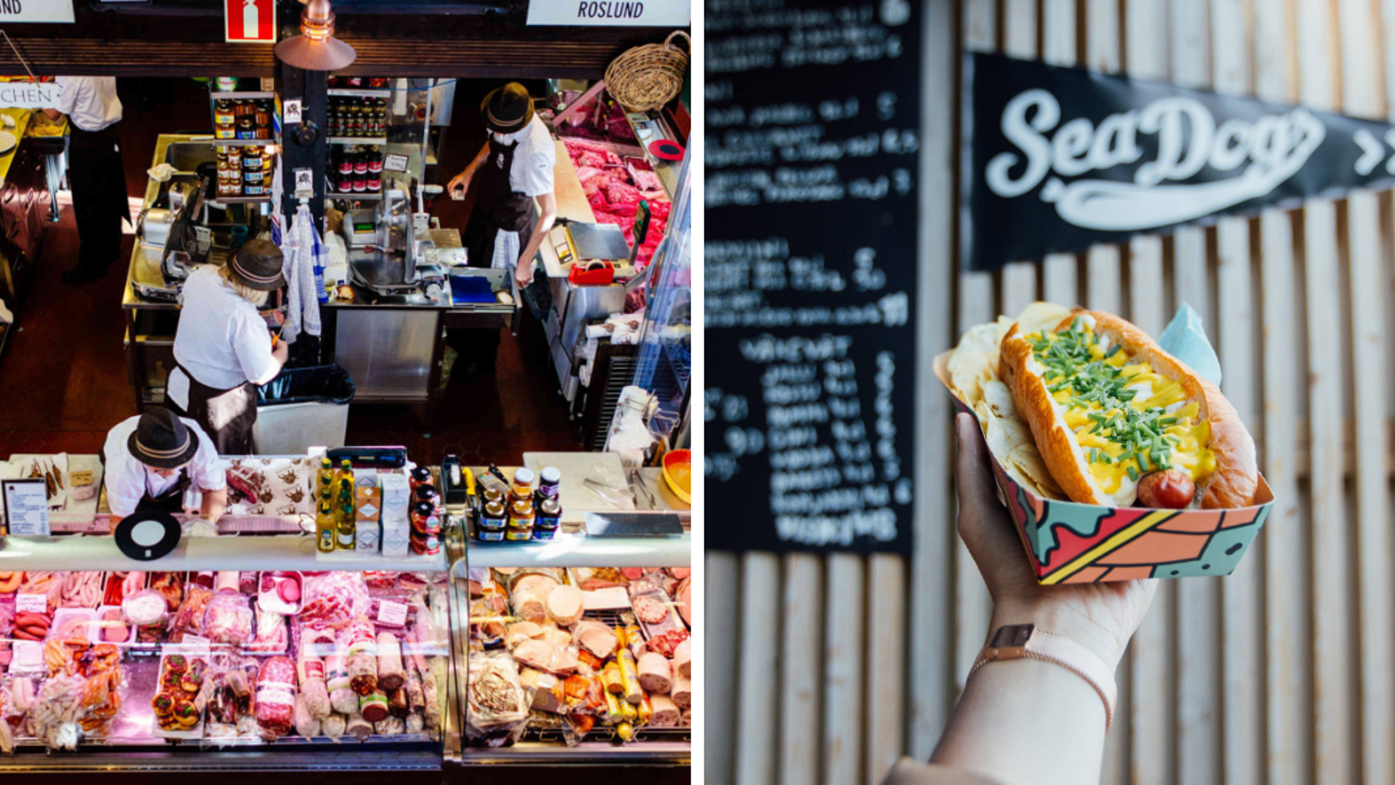 Marché couvert et délices de bord de mer
