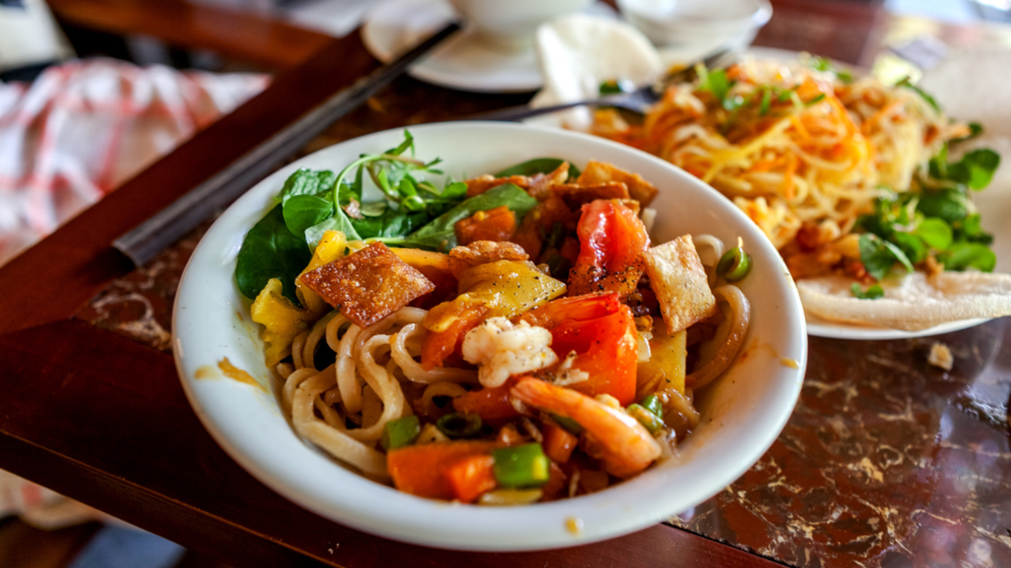 La dégustation de spécialités locales du village de Tra Que