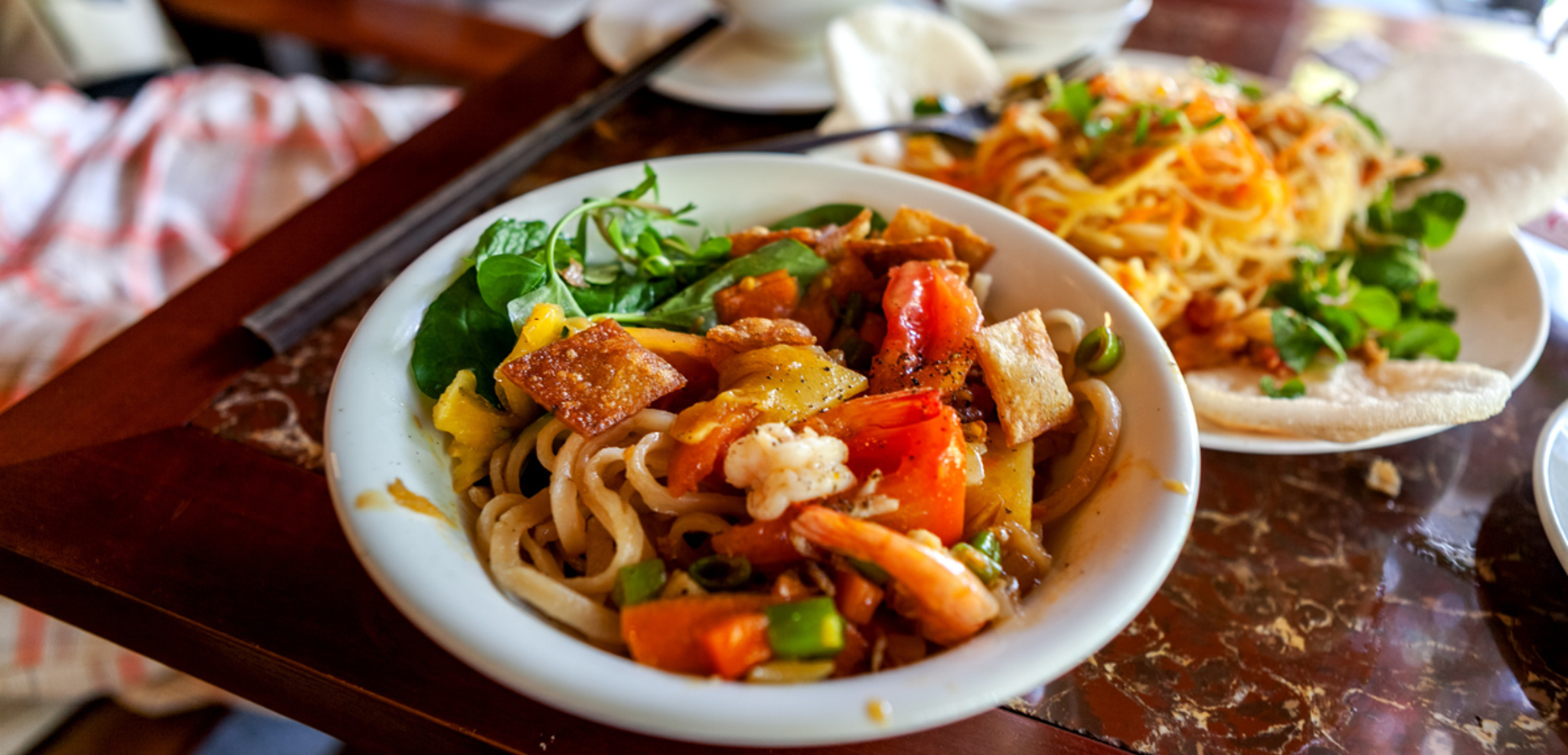 La dégustation de spécialités locales du village de Tra Que