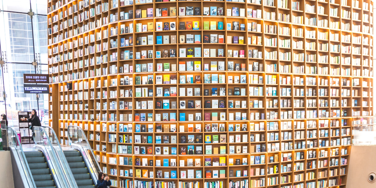 La sublime bibliothèque du Coex 