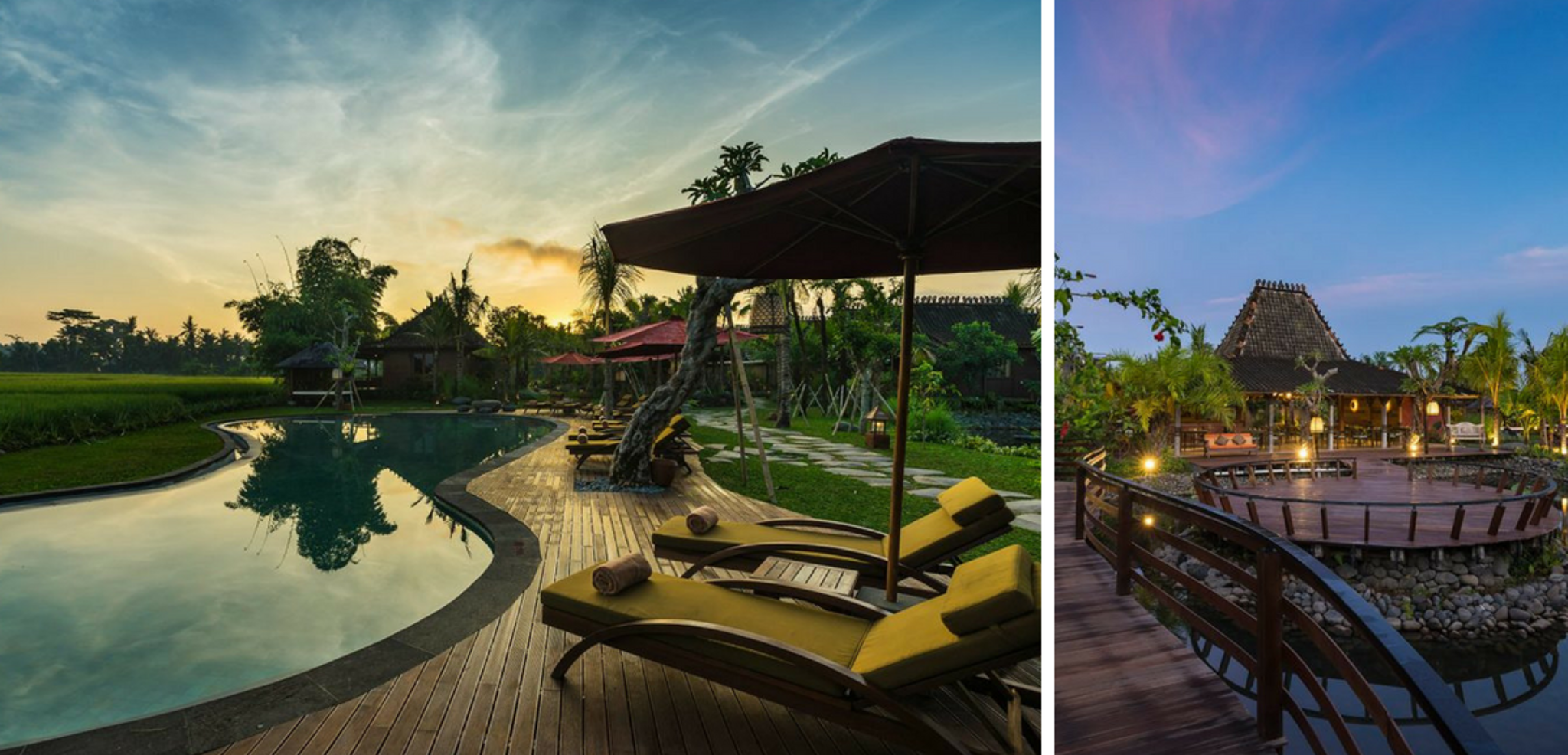 Votre hôtel à Ubud, au coeur des rizières, Adiwana Arya Villa (ou équivalent, selon disponibilités)