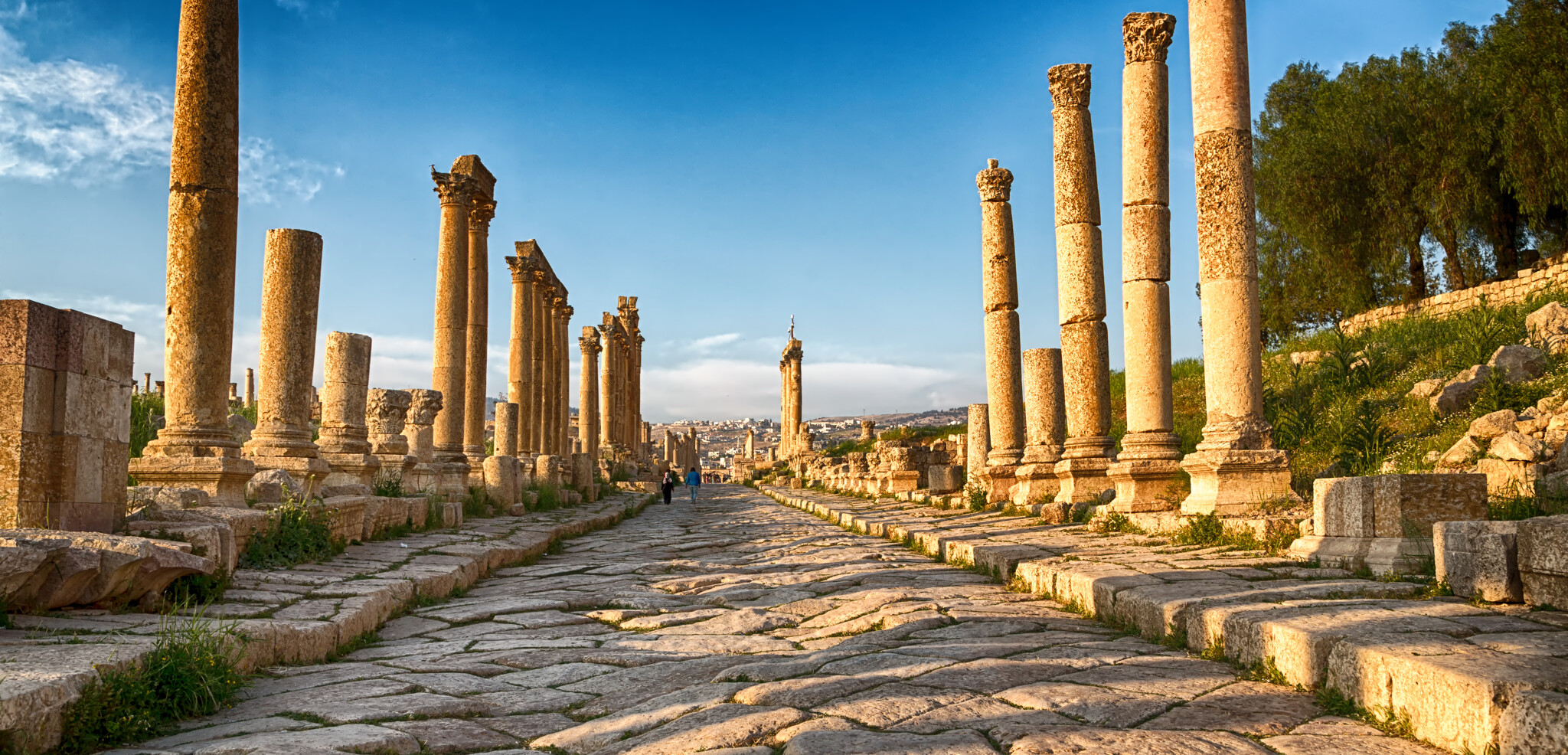 Les vestiges de l'ancien Empire romain à Jaresh