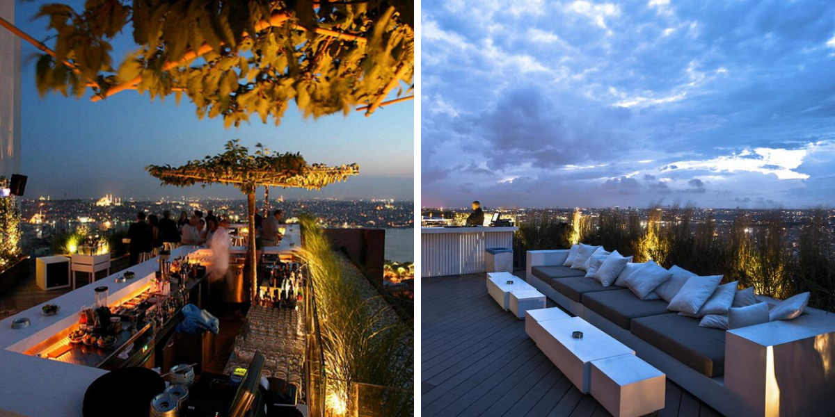 Prenez l'apéritif entre copines sur le roof top de votre hôtel 