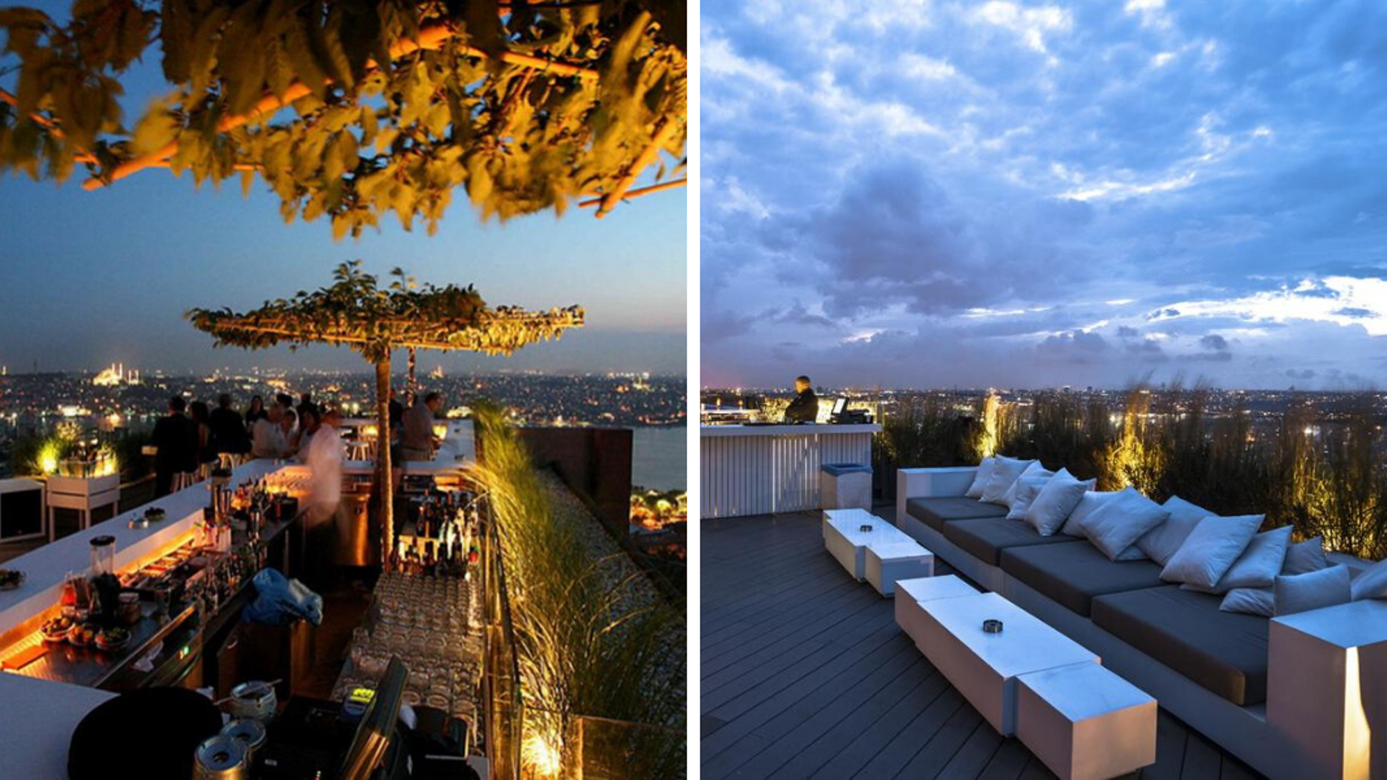 Prenez l'apéritif entre copines sur le roof top de votre hôtel