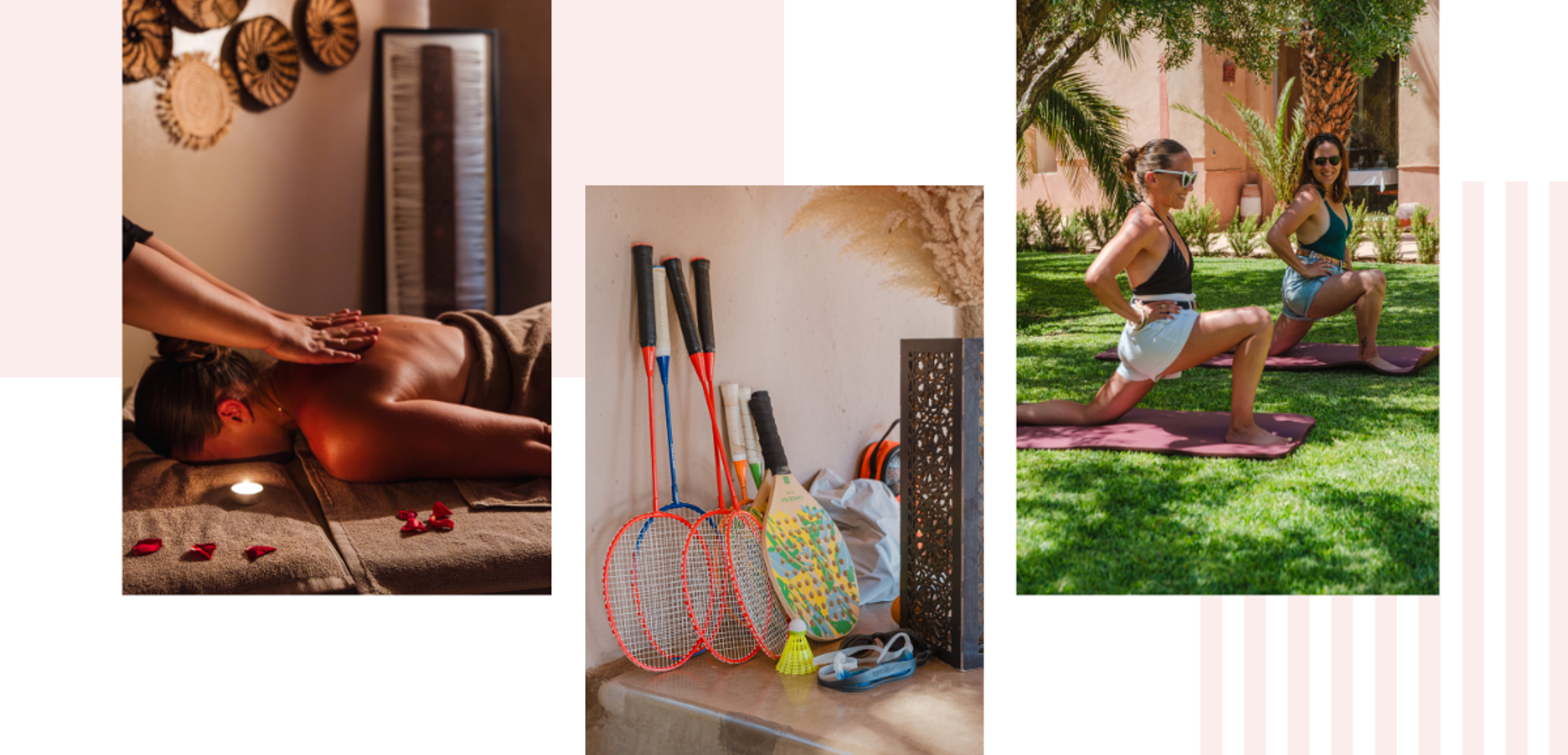 Des activités bien-être qui rythment vos journées